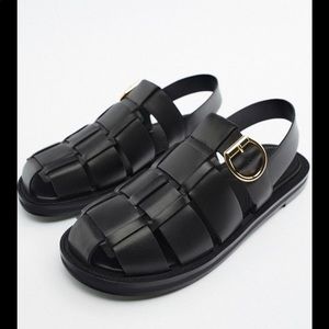 Zara leather gosh man sandals